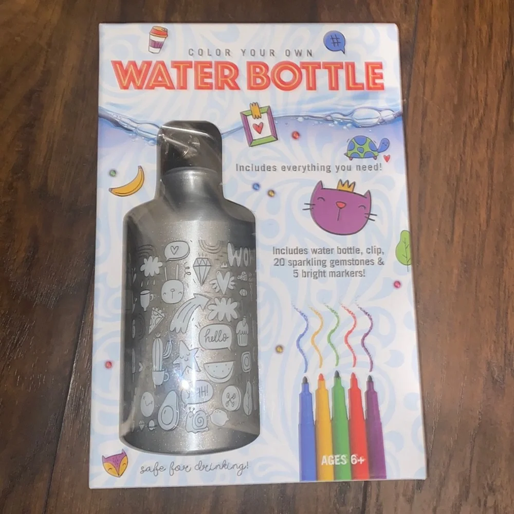 Color Your Own Water 💦 Bottle
